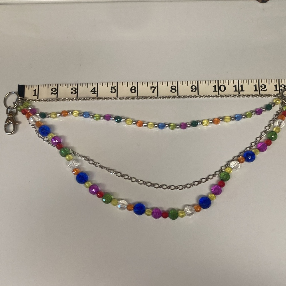 Silver Beaded Versatile Chain - image 7